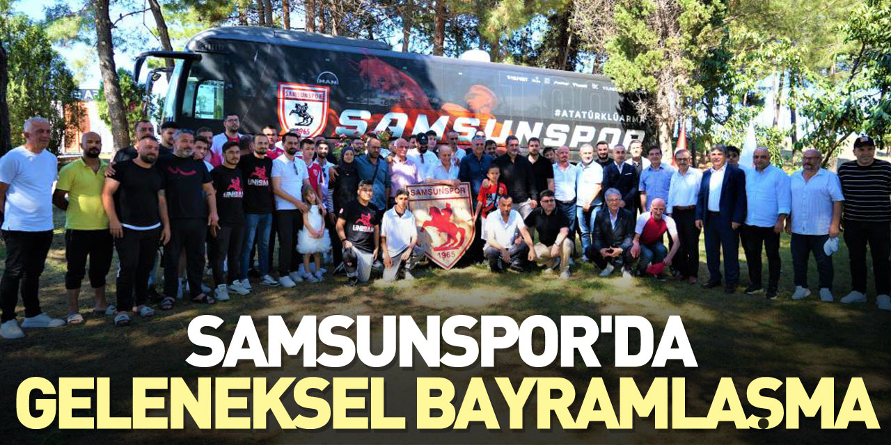 Samsunspor'da geleneksel bayramlaşma