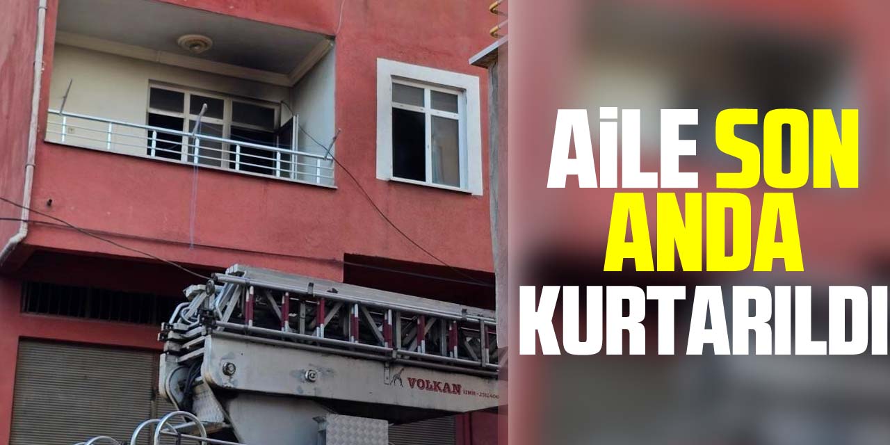 Aile son anda kurtarıldı