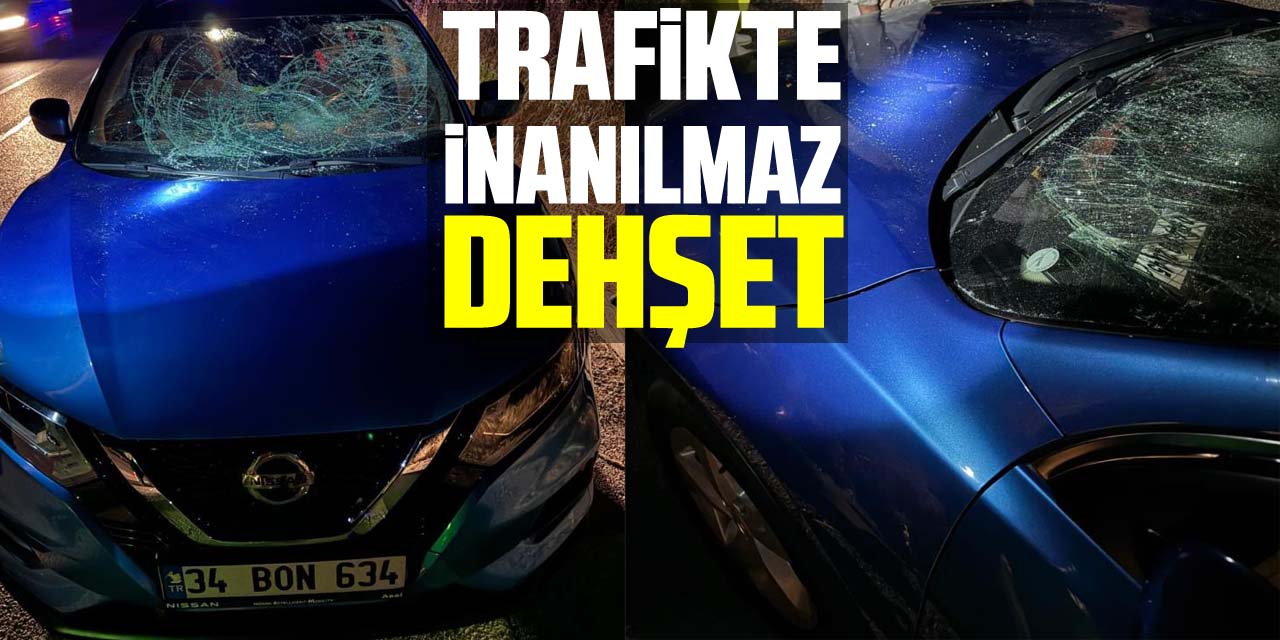 TRAFiKTE iNANILMAZ DEHŞET