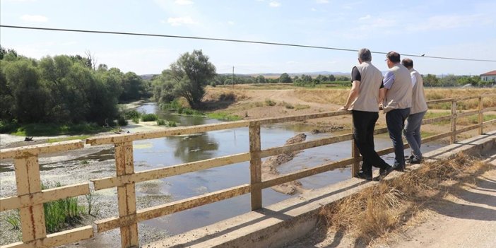 Tunca Nehri'nde kuraklık nedeniyle kontrollü sulamaya geçildi
