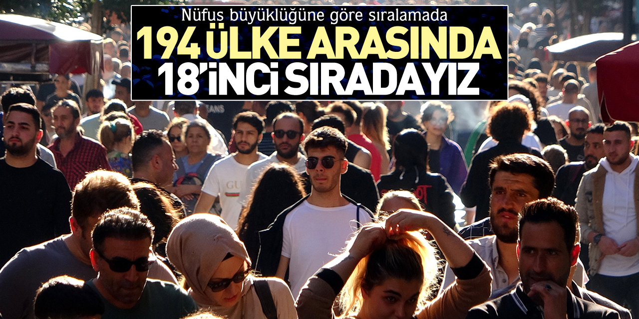 194 ülke arasında 18’inci sıradayız