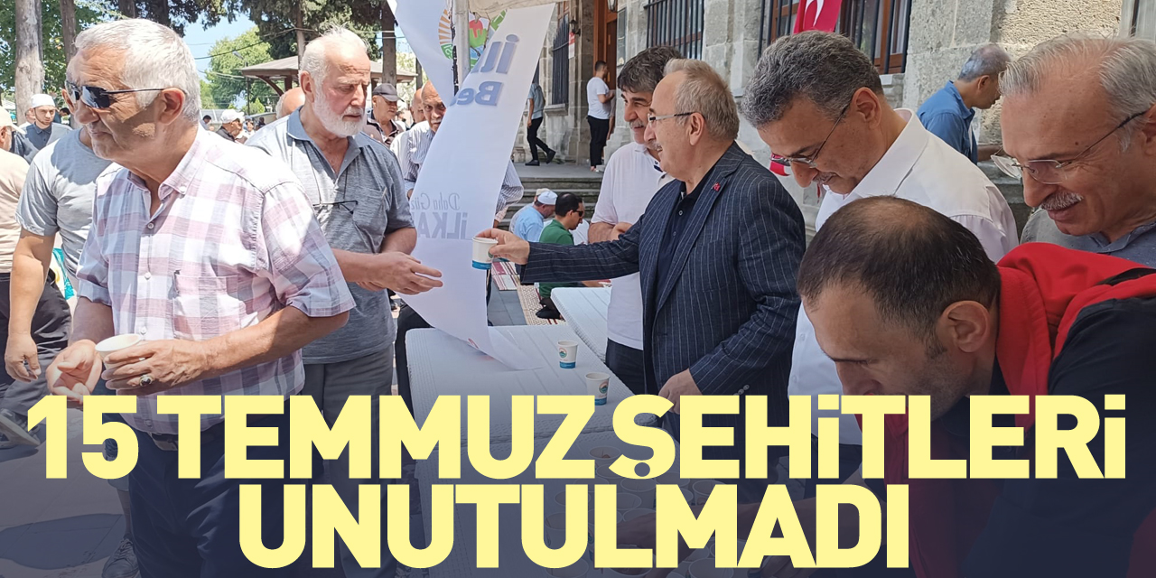 15 Temmuz şehitleri unutulmadı