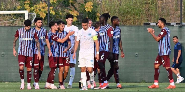 Trabzonspor, hazırlık maçını 3 golle geçti