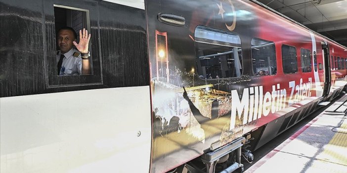 15 Temmuz Demokrasi ve Milli Birlik Treni yola çıktı