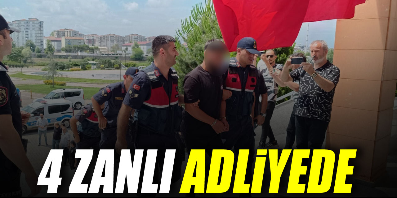 4 ZANLI ADLİYEDE