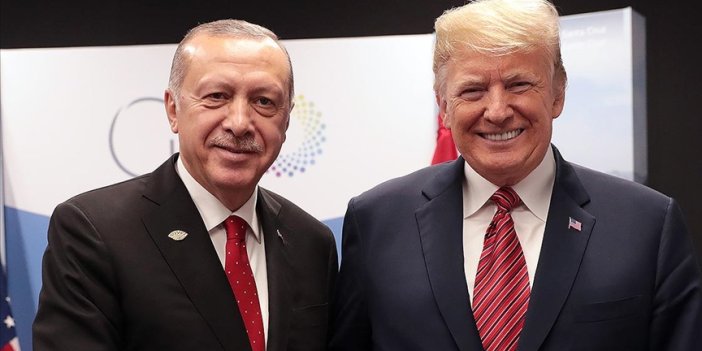 Erdoğan'dan, Trump'a geçmiş olsun dileği