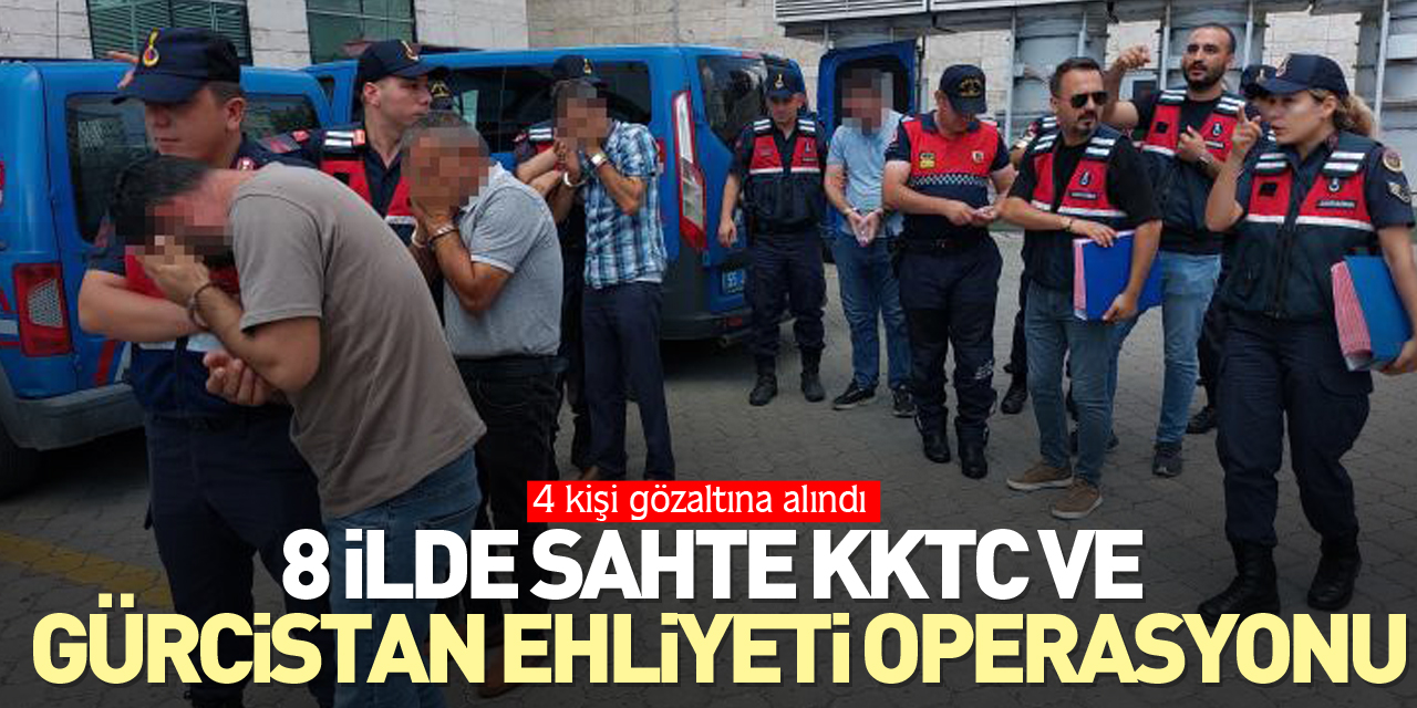 8 İLDE SAHTE EHLİYET OPERASYONU