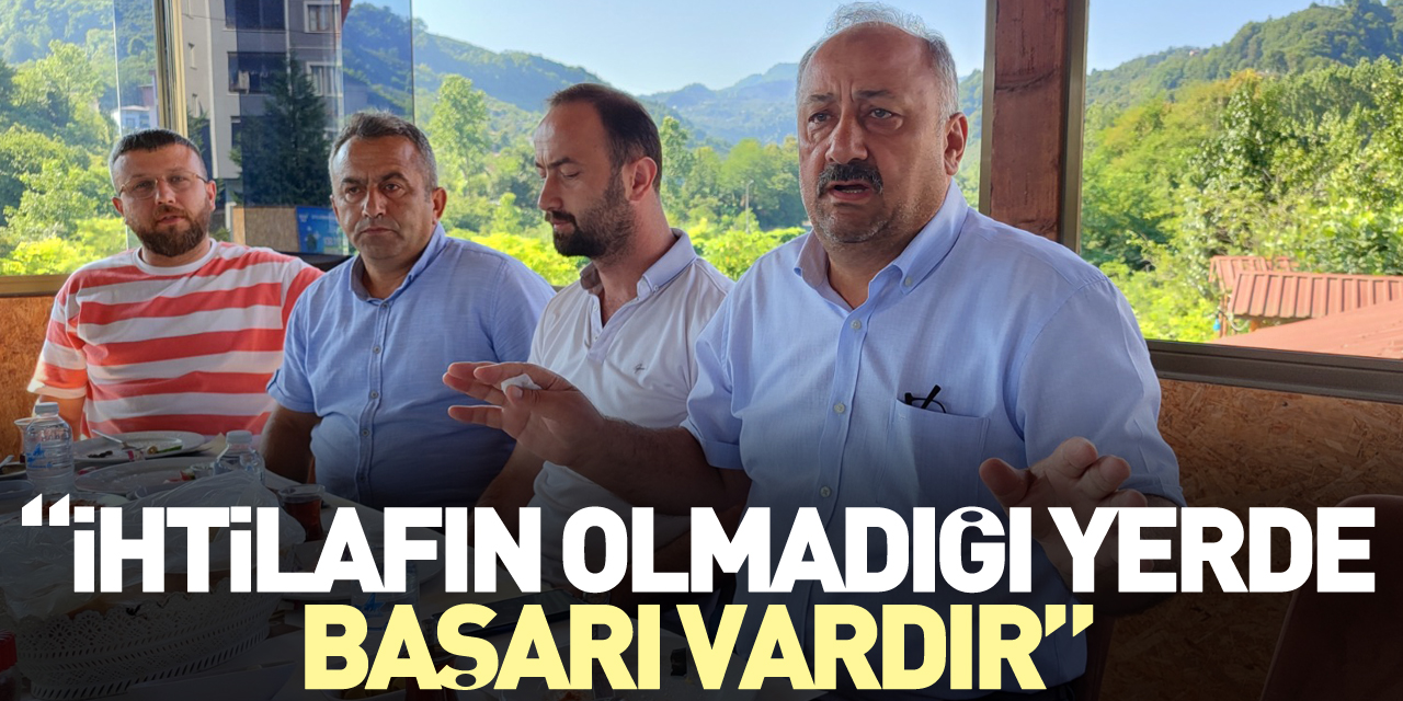 BAŞKAN KARACA “İHTİLAFIN OLMADIĞI YERDE BAŞARI VARDIR”