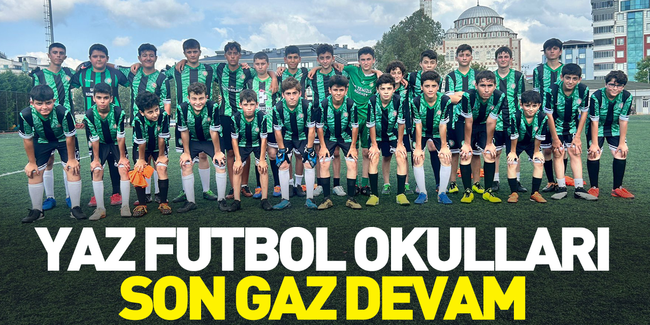 Yaz Futbol Okulları Son Gaz Devam