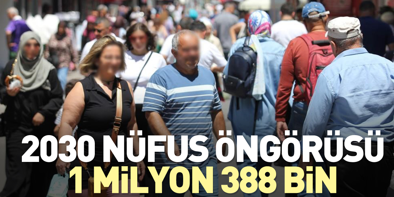 Samsun'da nüfus öngörüsü 1 milyon