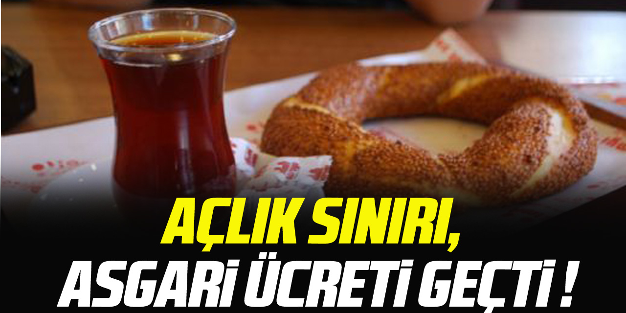 Açlık Sınırı, Asgari Ücreti Geçti !