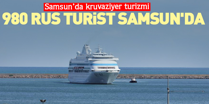 980 Rus turist Samsun'da