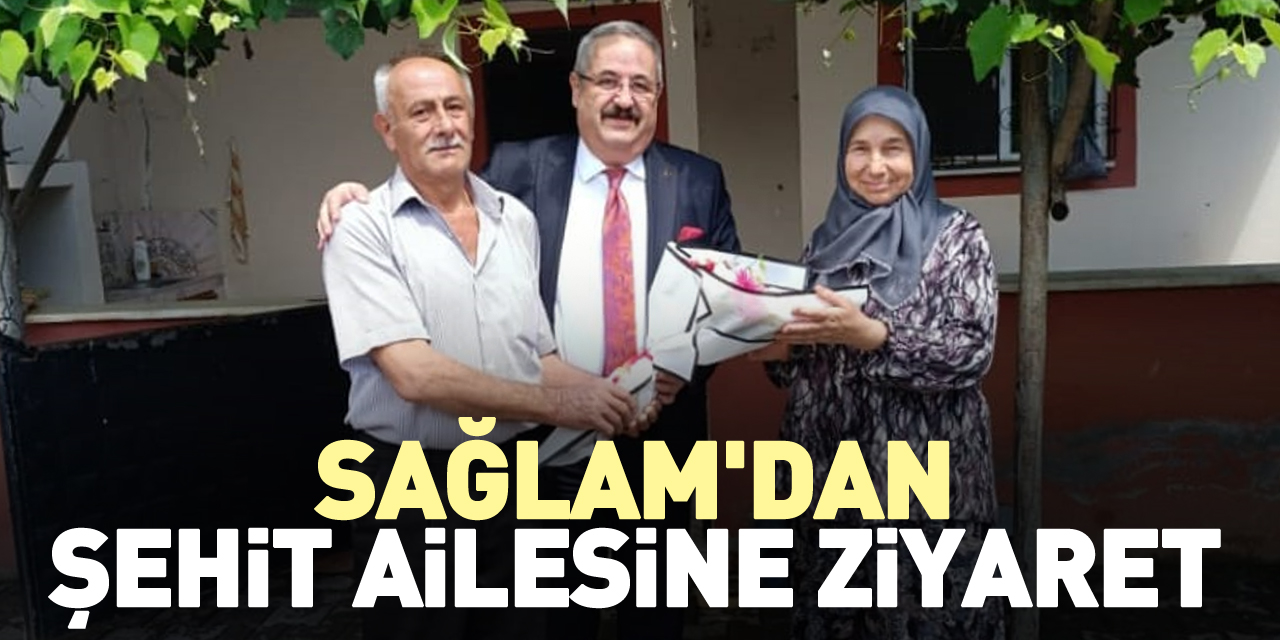 Sağlam'dan Şehit Ailesine Ziyaret