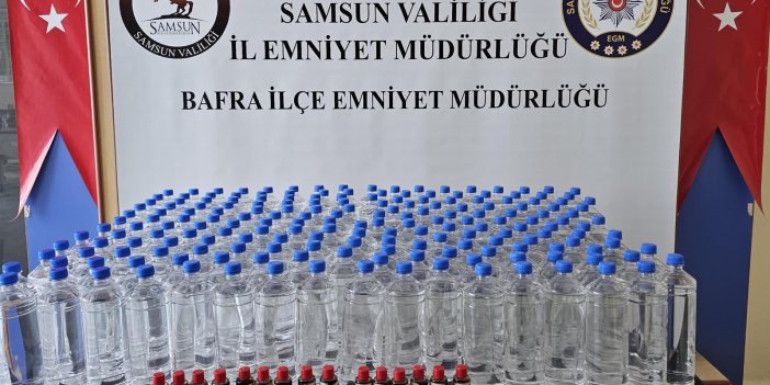 200 litre etil alkol ele geçirildi