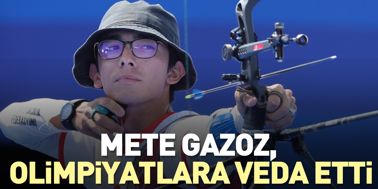 Mete Gazoz, Olimpiyatlara veda etti