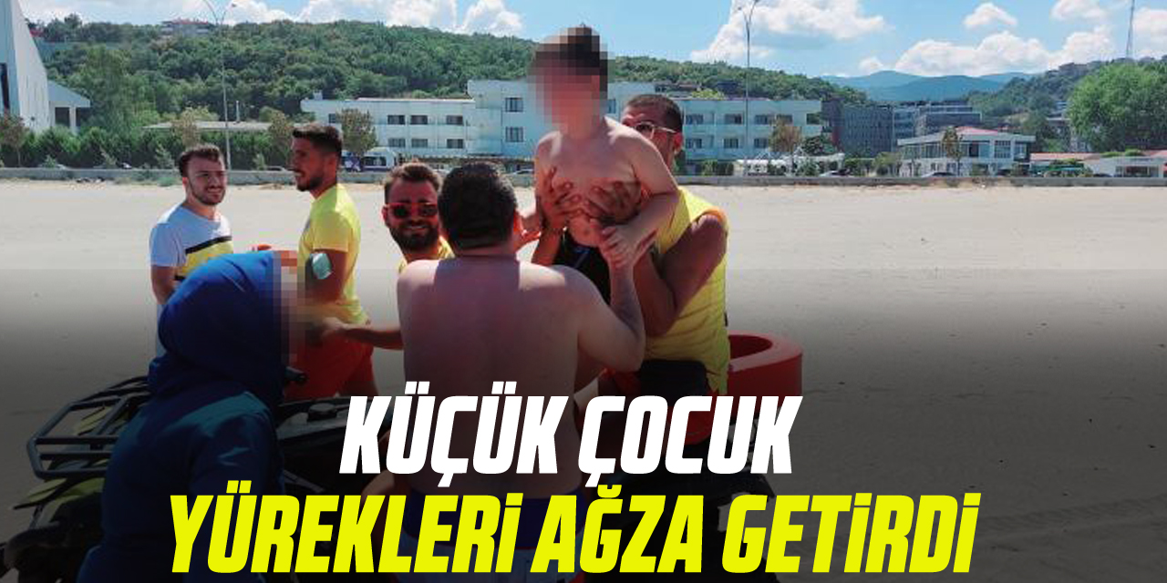 KÜÇÜK ÇOCUK YÜREKLERİ AĞZA GETİRDİ