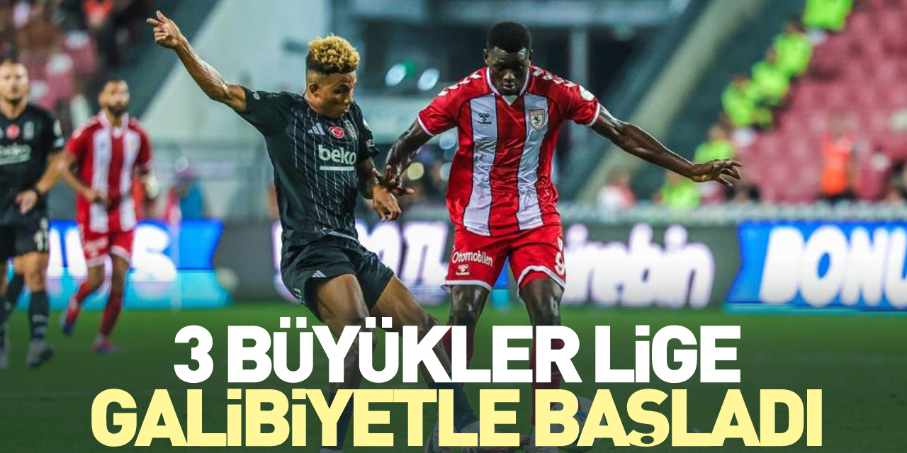 3 büyükler galibiyetle başladı