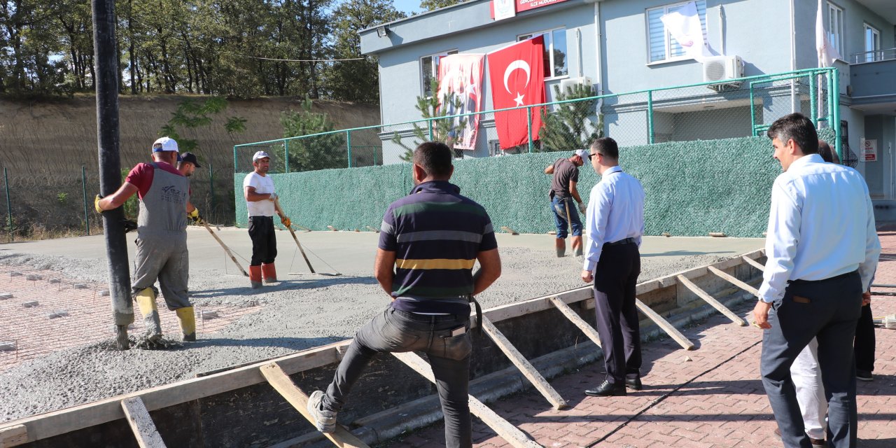 Havza'da antrenman salonu inşaatı başladı