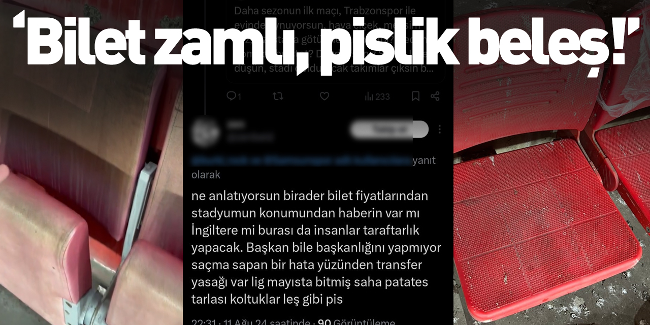 ‘Bilet zamlı, pislik beleş!’