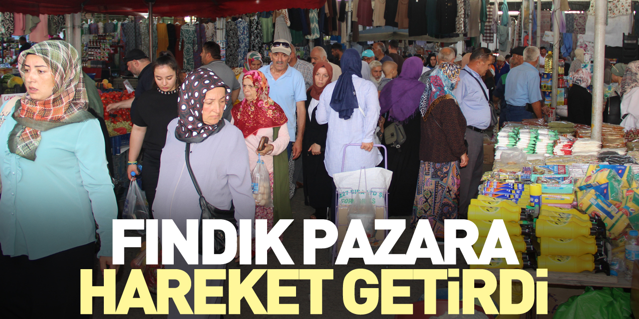 FINDIK PAZARA HAREKET GETİRDİ