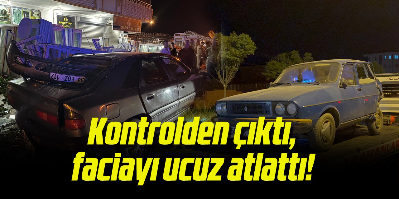 Kontrolden çıktı, faciayı yaşatıyordu!