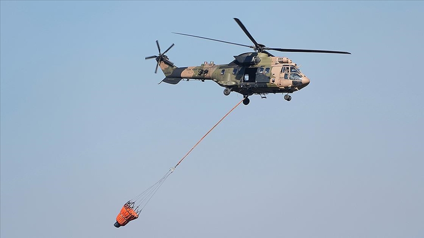 MSB'den 15 helikopterle destek