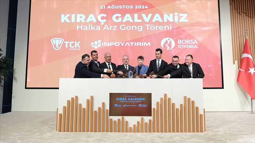 Borsa İstanbul'da gong Kıraç Galvaniz için çaldı