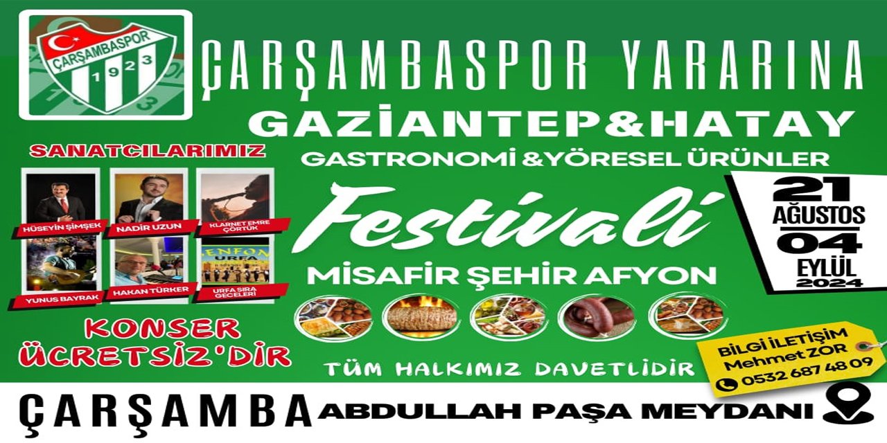 Yöresel Ürünler Festivali Başladı!