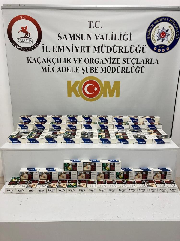 Samsun'da 20 bin makaron ele geçirildi