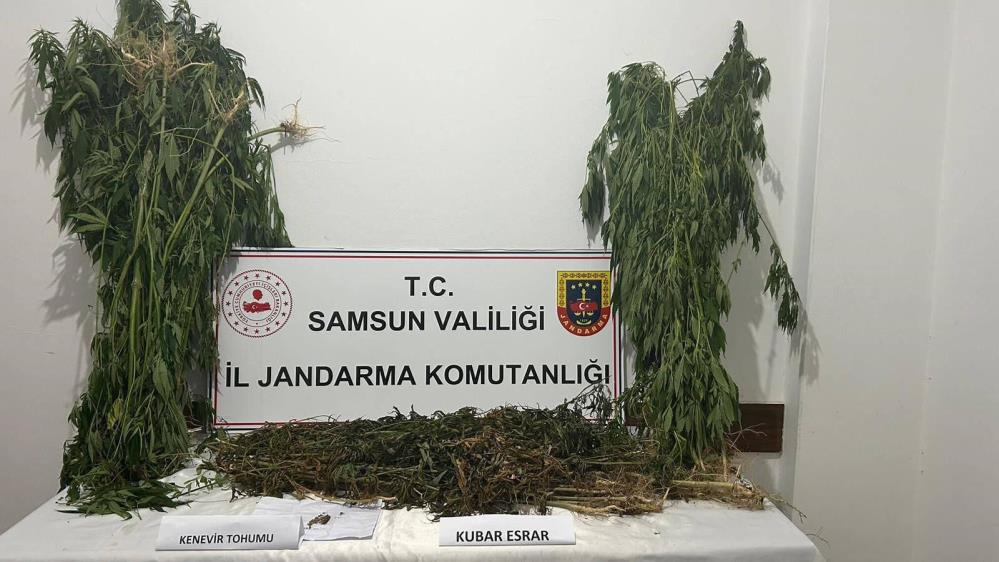 6 kilo 550 gram kubar esrar ele geçirildi