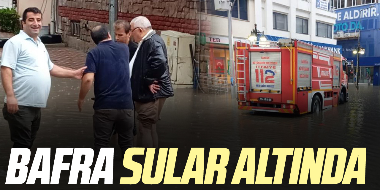 Bafra sular altında