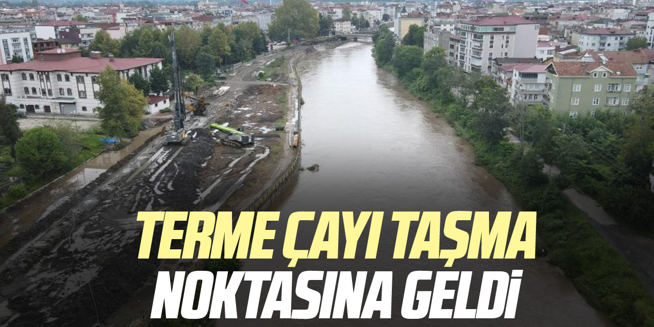 Terme Çayı coştu