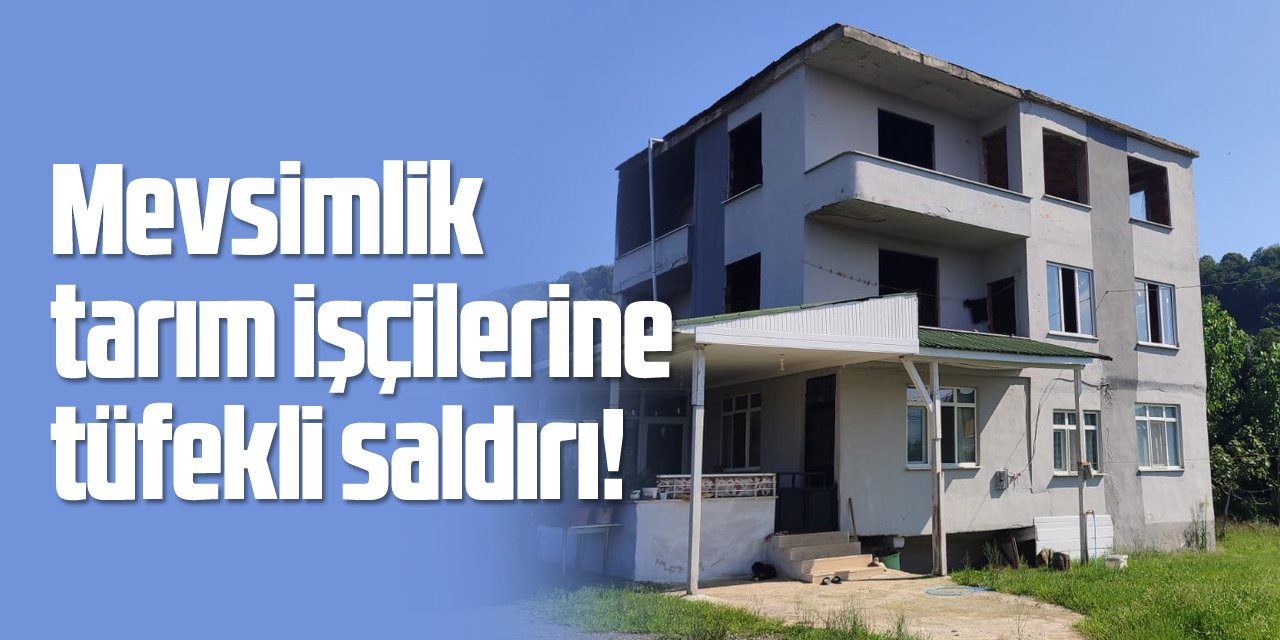 Mevsimlik tarım işçilerine tüfekli saldırı!