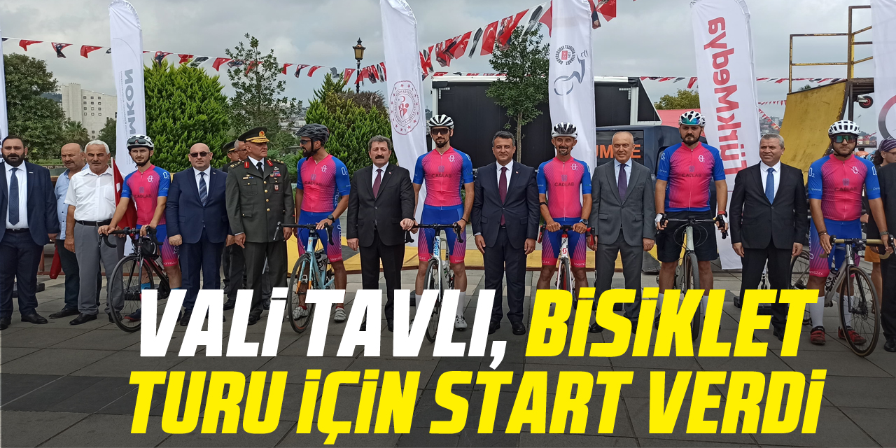 Vali Tavlı, Bisiklet Turu için Start Verdi