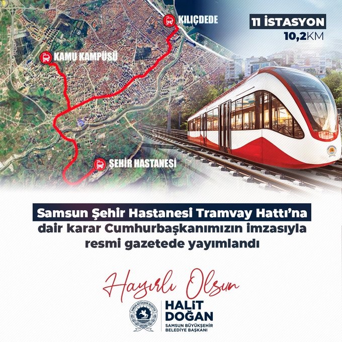 yeni tramvay hattını bakanlık yapacak