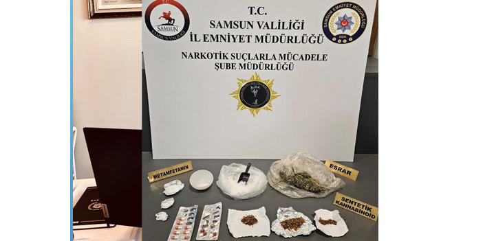 Samsun'da uyuşturucu operasyonu: 6 gözaltı