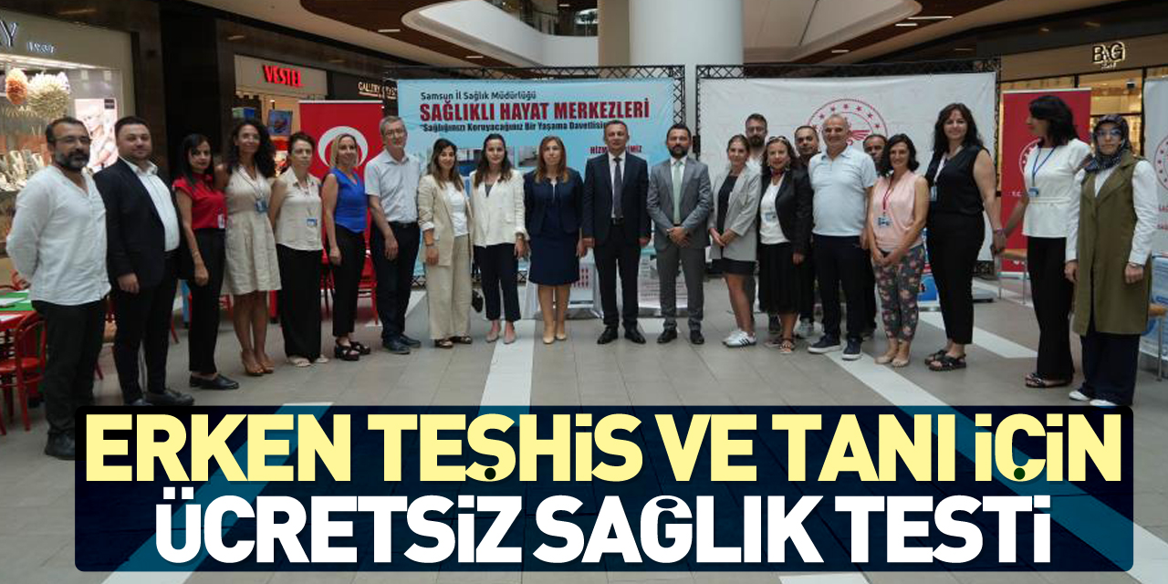 Halk Sağlığı Haftası kapsamında sağlıklı hayat merkezleri tanıtıldı