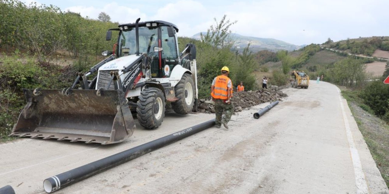 Kırsala yeni içme suyu hattı