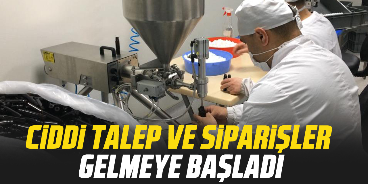 Ciddi talep ve siparişler gelmeye başladı