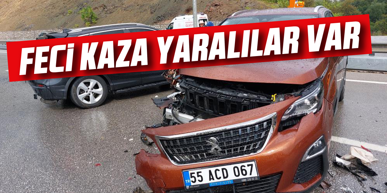 FECİ KAZA YARALILAR VAR