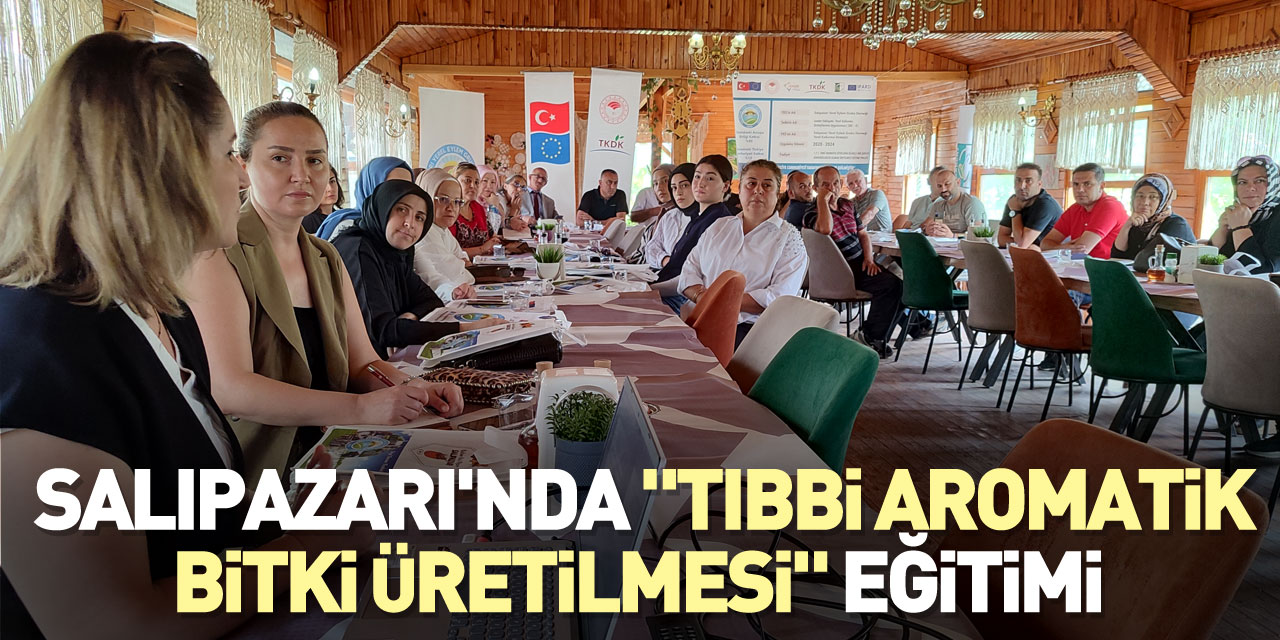 Salıpazarı'nda "Tıbbi aromatik bitki üretilmesi" eğitimi