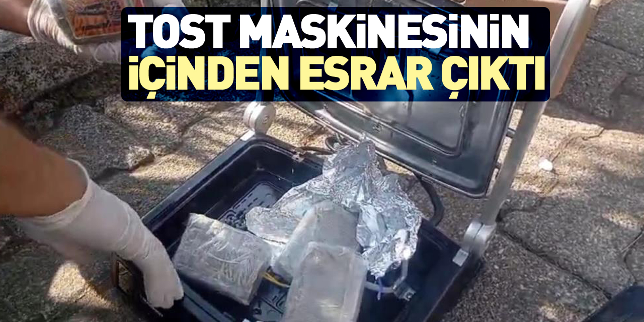 TOST MASKİNESİNİN İÇİNDEN ESRAR ÇIKTI