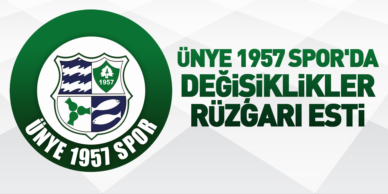 Ünye 1957 Spor'da Değişiklikler Rüzgarı Esti