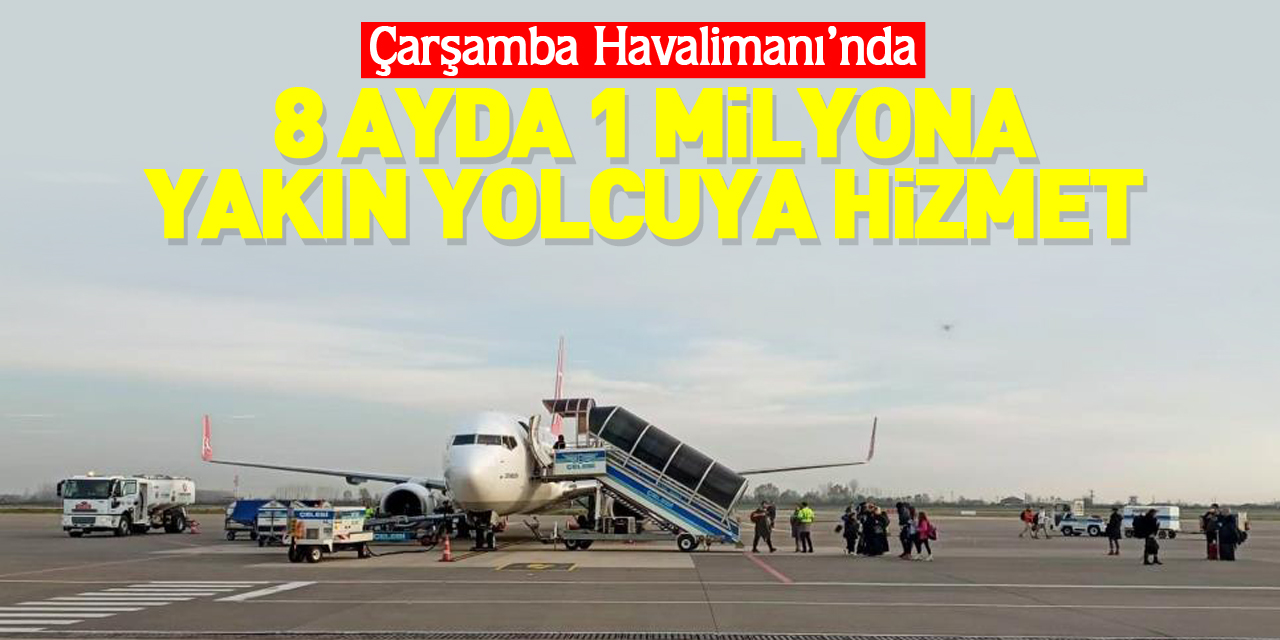 1 milyona yakın yolcuya hizmet