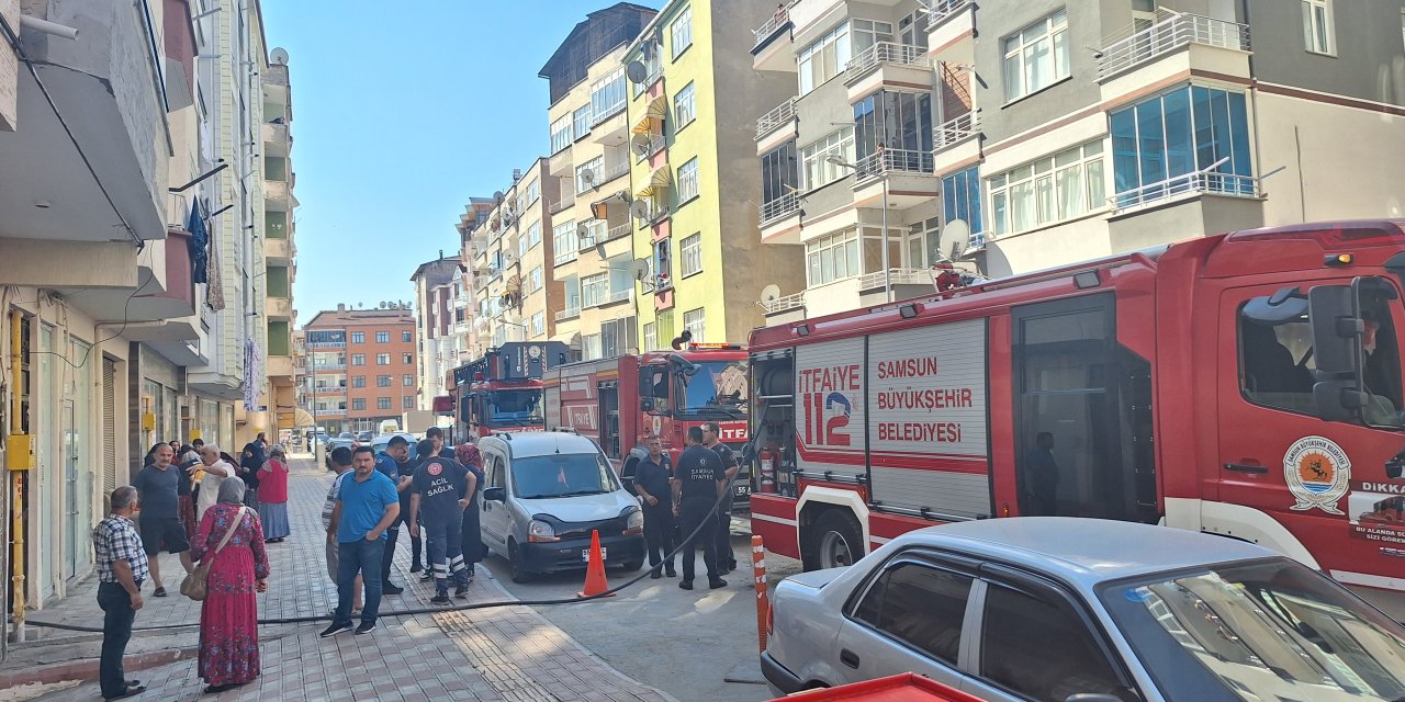 Evde çıkan yangın hasara yol açtı