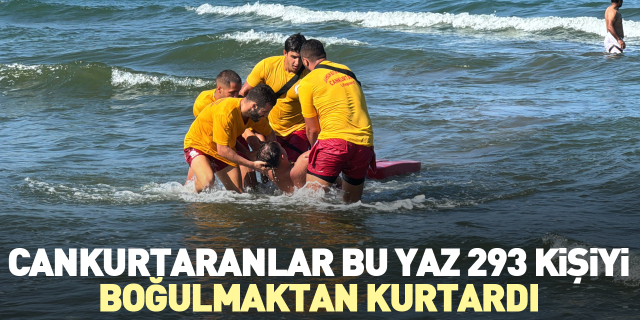 Cankurtaranlar bu yaz 293 kişiyi boğulmaktan kurtardı