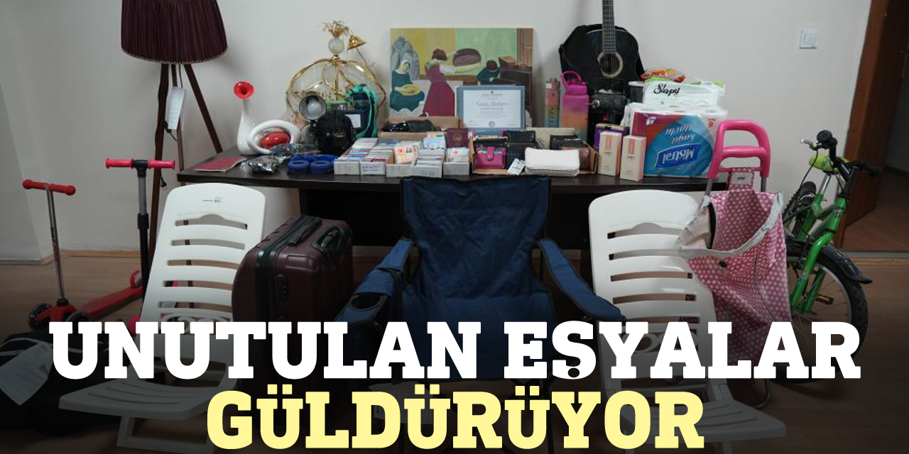 Unutulan eşyalar güldürüyor