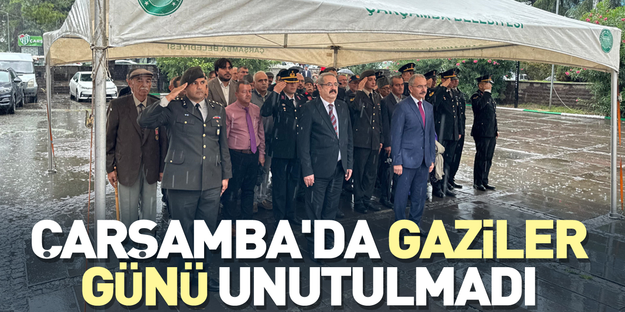 ÇARŞAMBA'DA GAZİLER GÜNÜ KUTLANDI