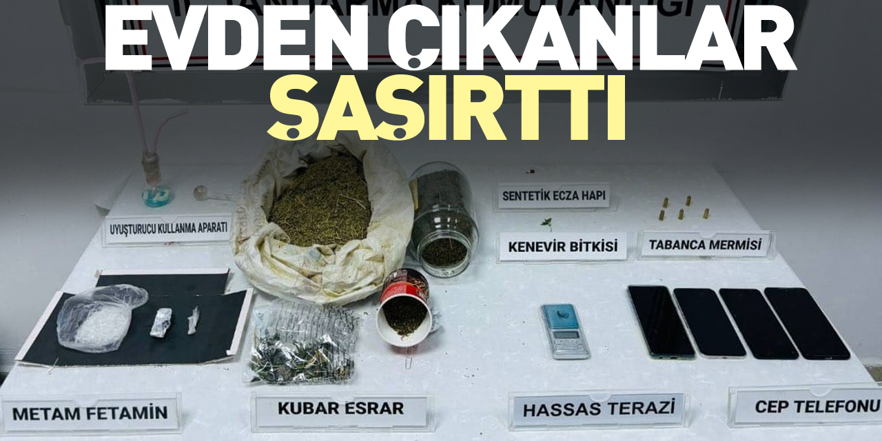 Evden çıkanlar şaşırttı