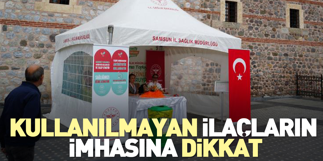 Vatandaşlar kullanılmayan ilaçların imhası konusunda bilgilendirildi